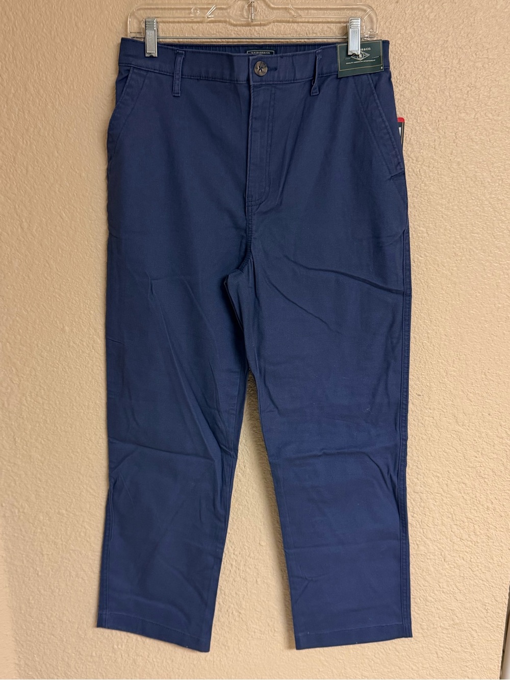 4/$20 G.H. Bass Navy Chino Ankle Pants